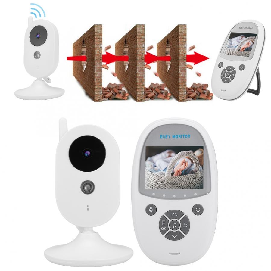 Wireless Baby Monitor - กล้องอินเตอร์คอมไร้สายขนาด 2.4 นิ้ว พร้อมหน้าจอแสดงอุณหภูมิ เครื่องตรวจสอบเด็กสำหรับพี่เลี้ยงเด็ก