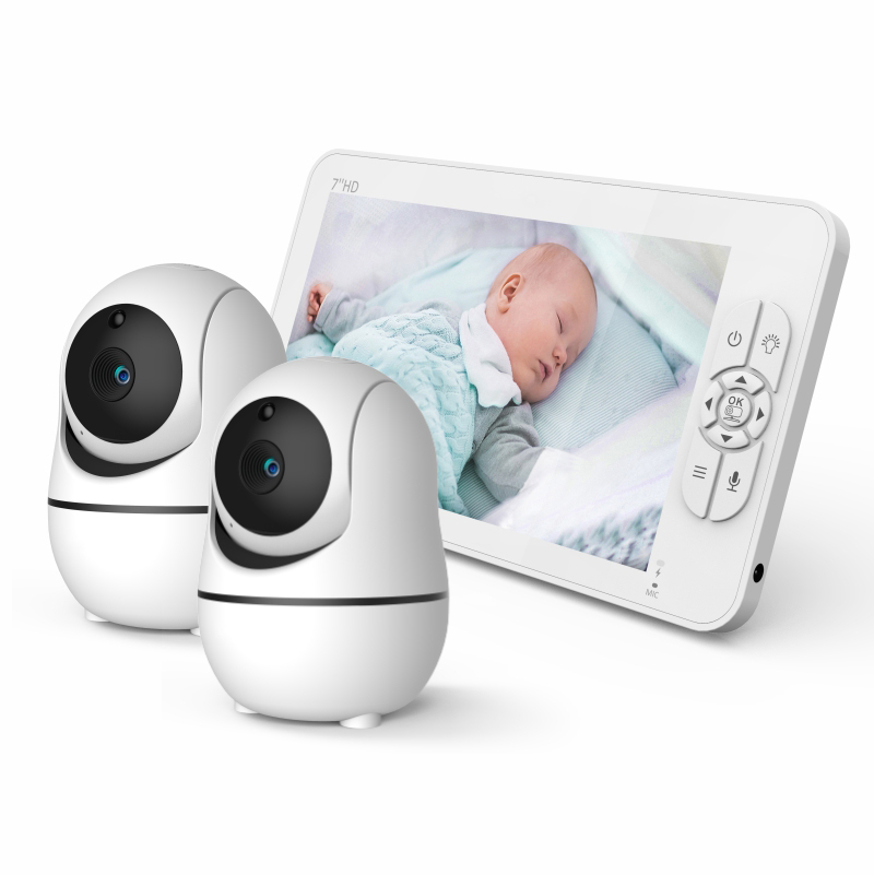 Wireless Baby Monitor - หน้าจอ IPS ขนาด 7 นิ้ว กล้องวงจรปิดไร้สาย