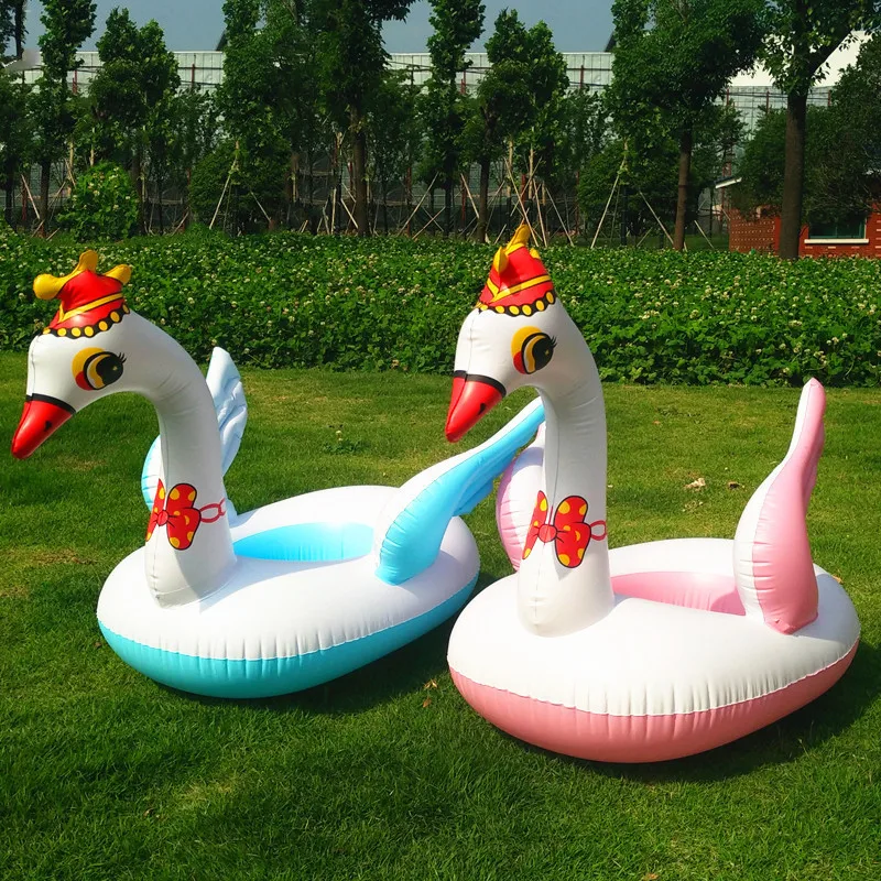 Baby Swimming Floater - ห่วงยางลอยน้ำว่ายน้ำสำหรับเด็กเพื่อความปลอดภัยใน Cincin kartun สำหรับเด็กทารกเรือลอยน้ำได้สระว่ายน้ำสนุกของขวัญสำหรับเด็กเล็ก