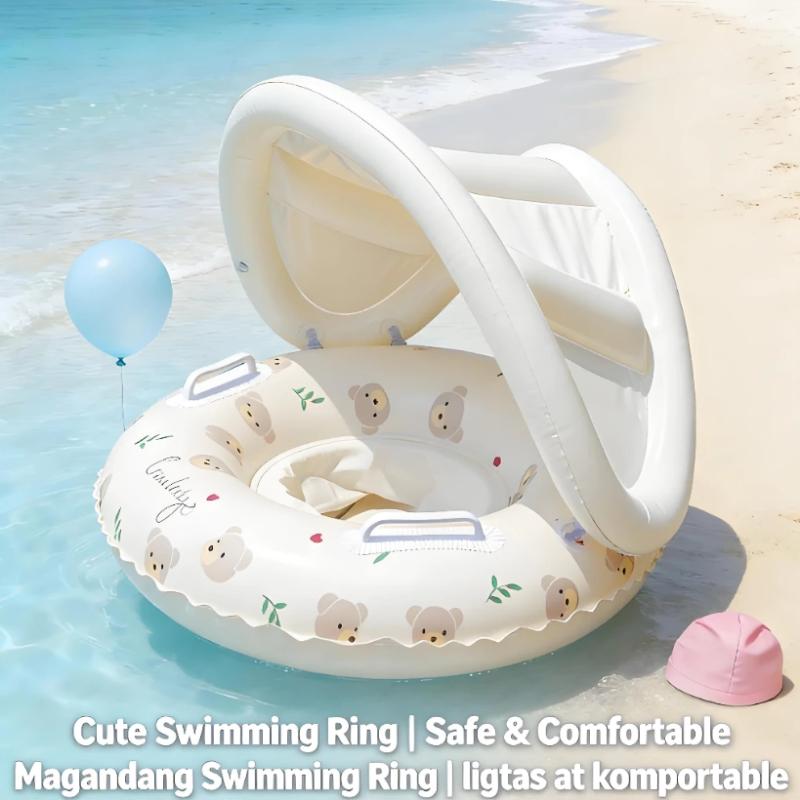 Baby Swimming Floater - ห่วงยางว่ายน้ำสำหรับเด็ก ของเล่นน้ำเป่าลมเพื่อความปลอดภัยและความสนุกในสระน้ำ