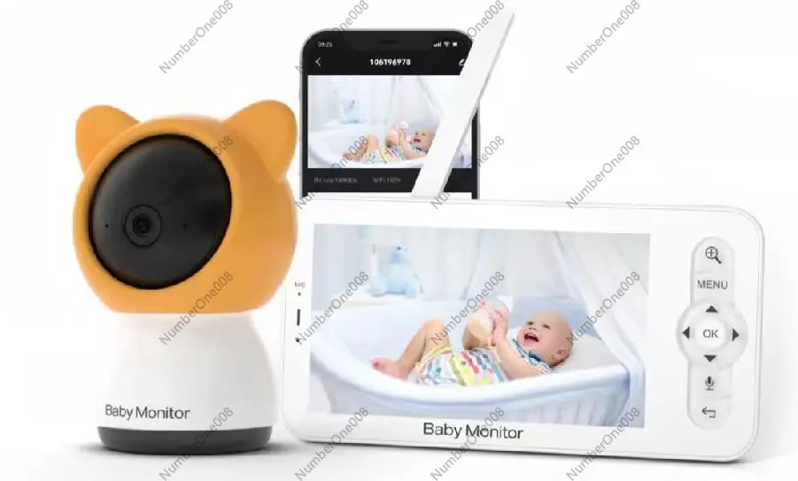 จอภาพเด็ก 5 นิ้ว 1080P, กล้องม - Wireless Baby Monitor บทวิจารณ์และราคา