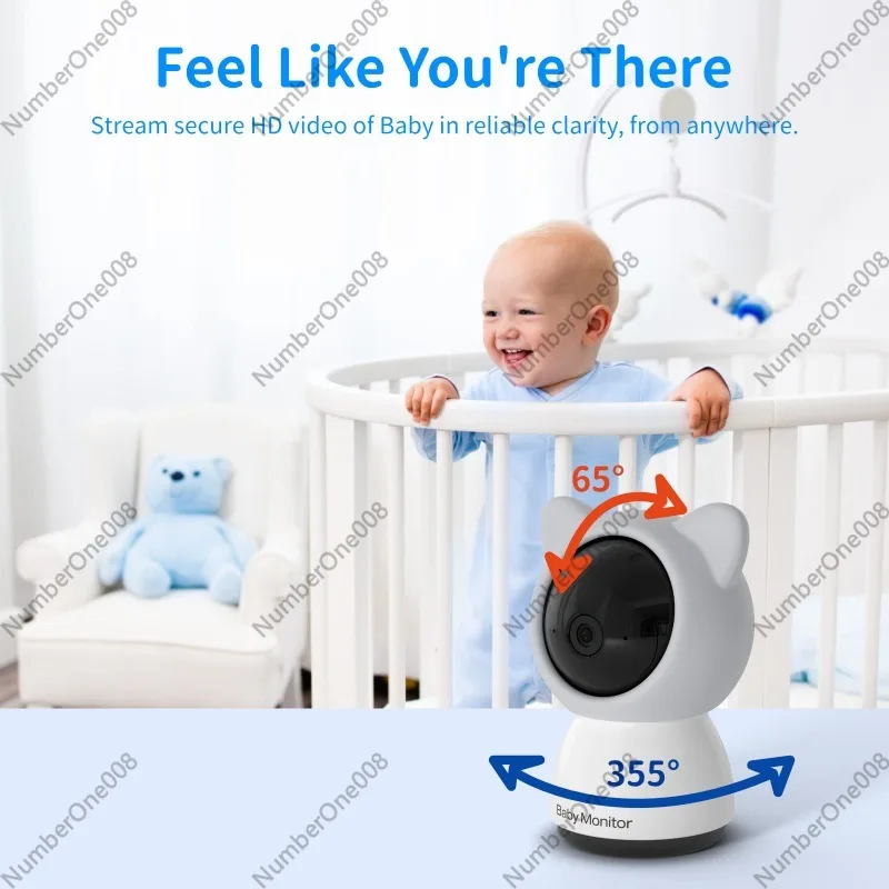 จอภาพเด็ก 5 นิ้ว 1080P, กล้องม - Wireless Baby Monitor บทวิจารณ์และราคา