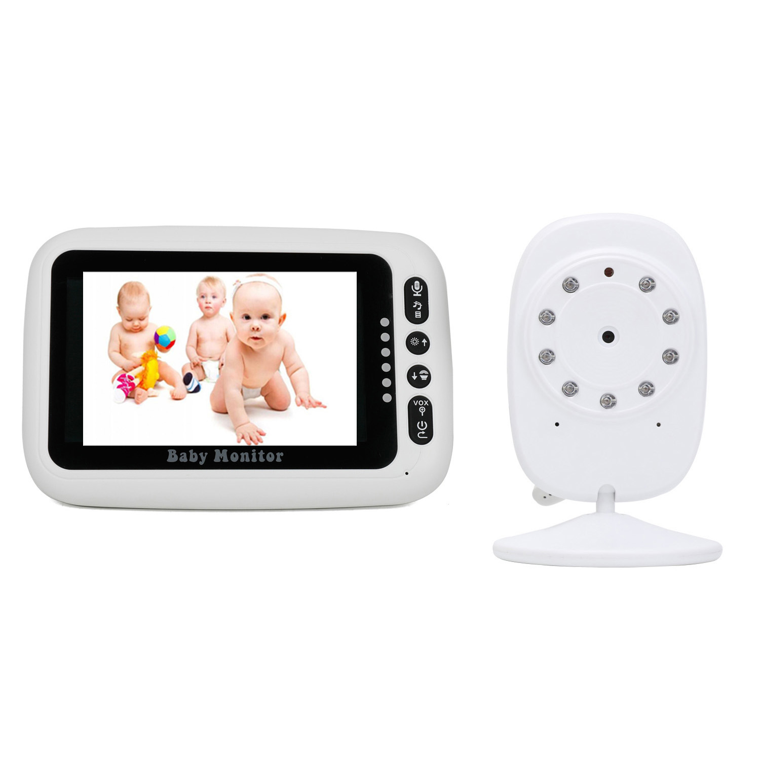 หน้าจอ IPS ขนาด 4.3 นิ้ว กล้อง - Wireless Baby Monitor บทวิจารณ์และราคา