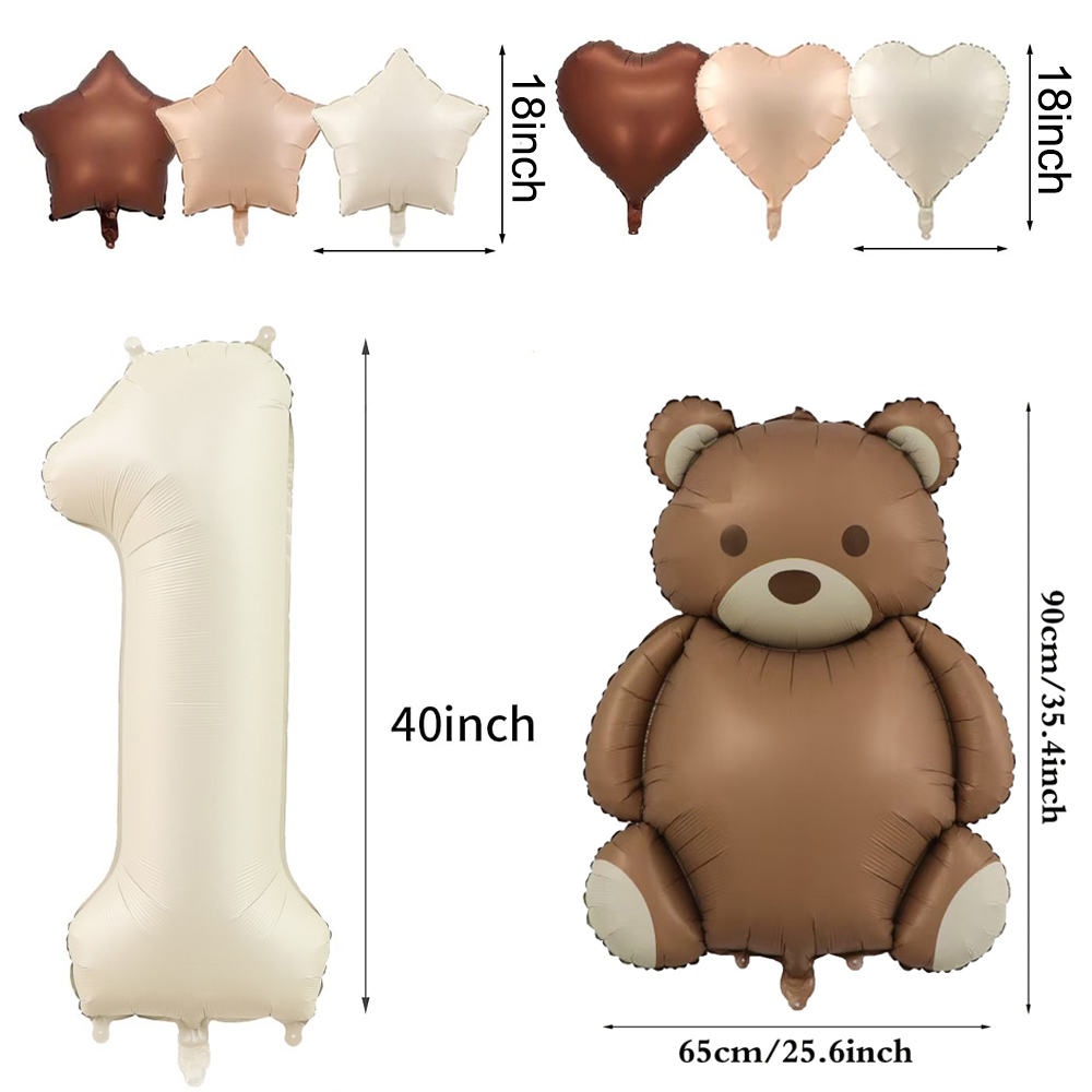 ลูกโป่งฟอยล์รูปหมีสีน้ำตาล ลูก - Baby Products Lotion บทวิจารณ์และราคา