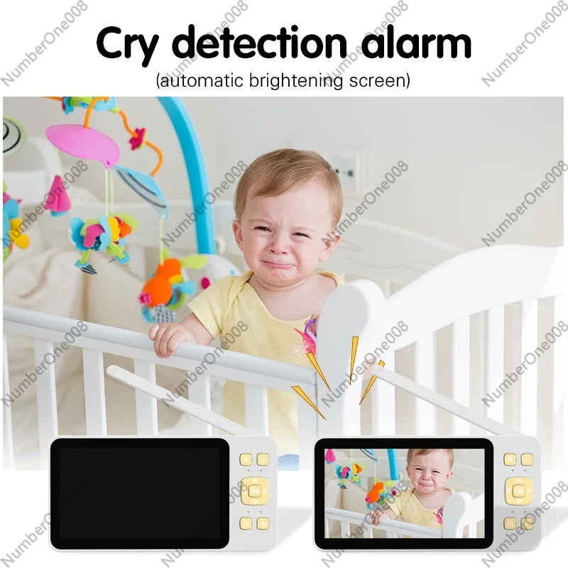 จอภาพเด็กแบบ HD ขนาด 5 นิ้ว, ก - Wireless Baby Monitor บทวิจารณ์และราคา