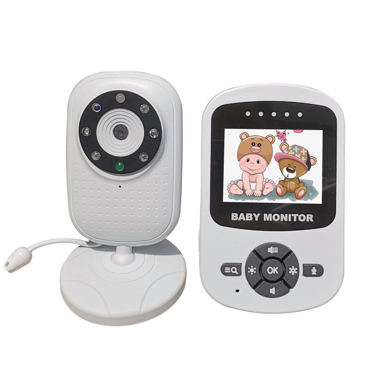 หน้าจอ TFT ขนาด 2.4 นิ้ว กล้อง - Wireless Baby Monitor บทวิจารณ์และราคา