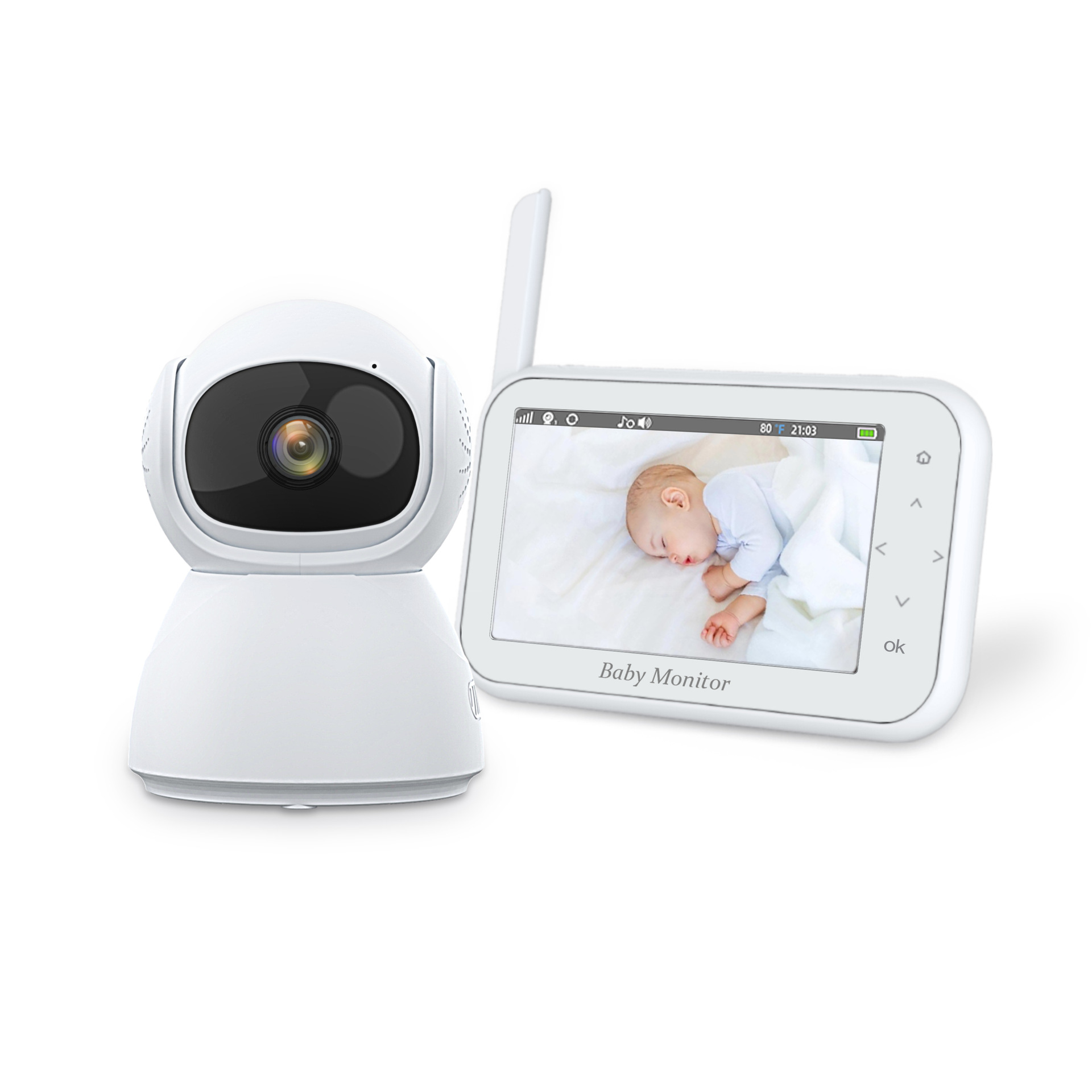 720P Wireless PTZ Baby Monitor - Wireless Baby Monitor บทวิจารณ์และราคา